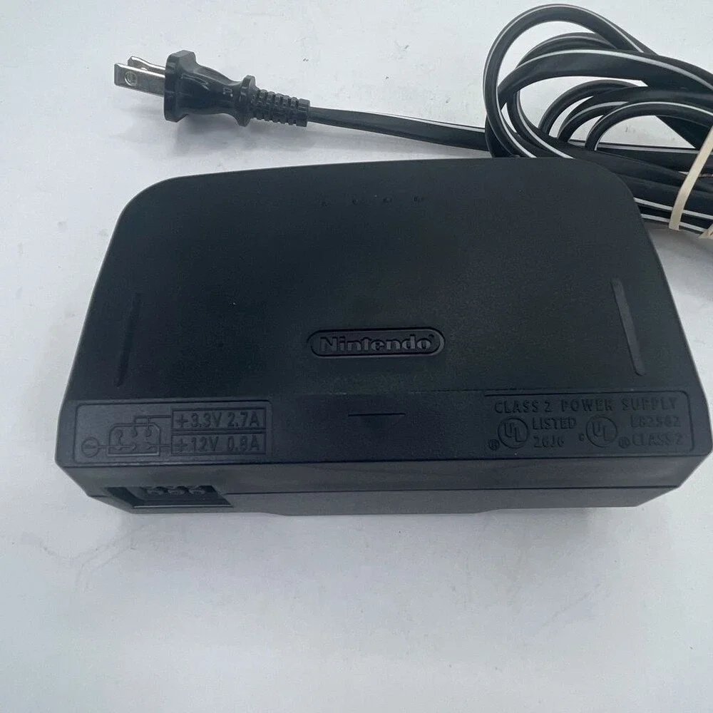 Nintendo N64 NUS-002 OEM Power Cord Accessory For Console